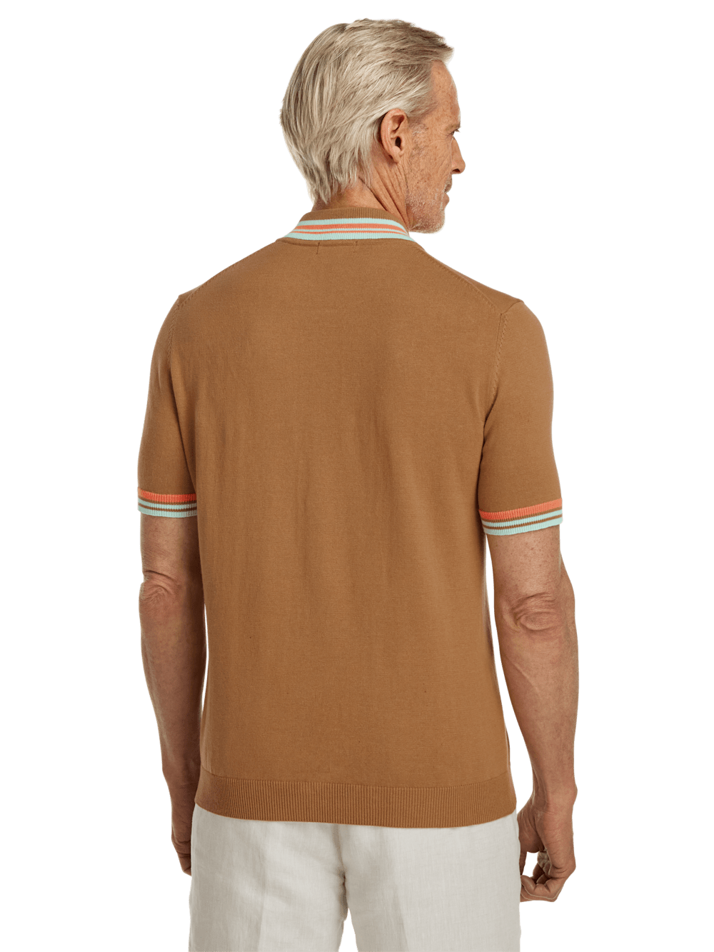 Alternate Image of Cotton Quarter Zip Crew Neck Sweater-4