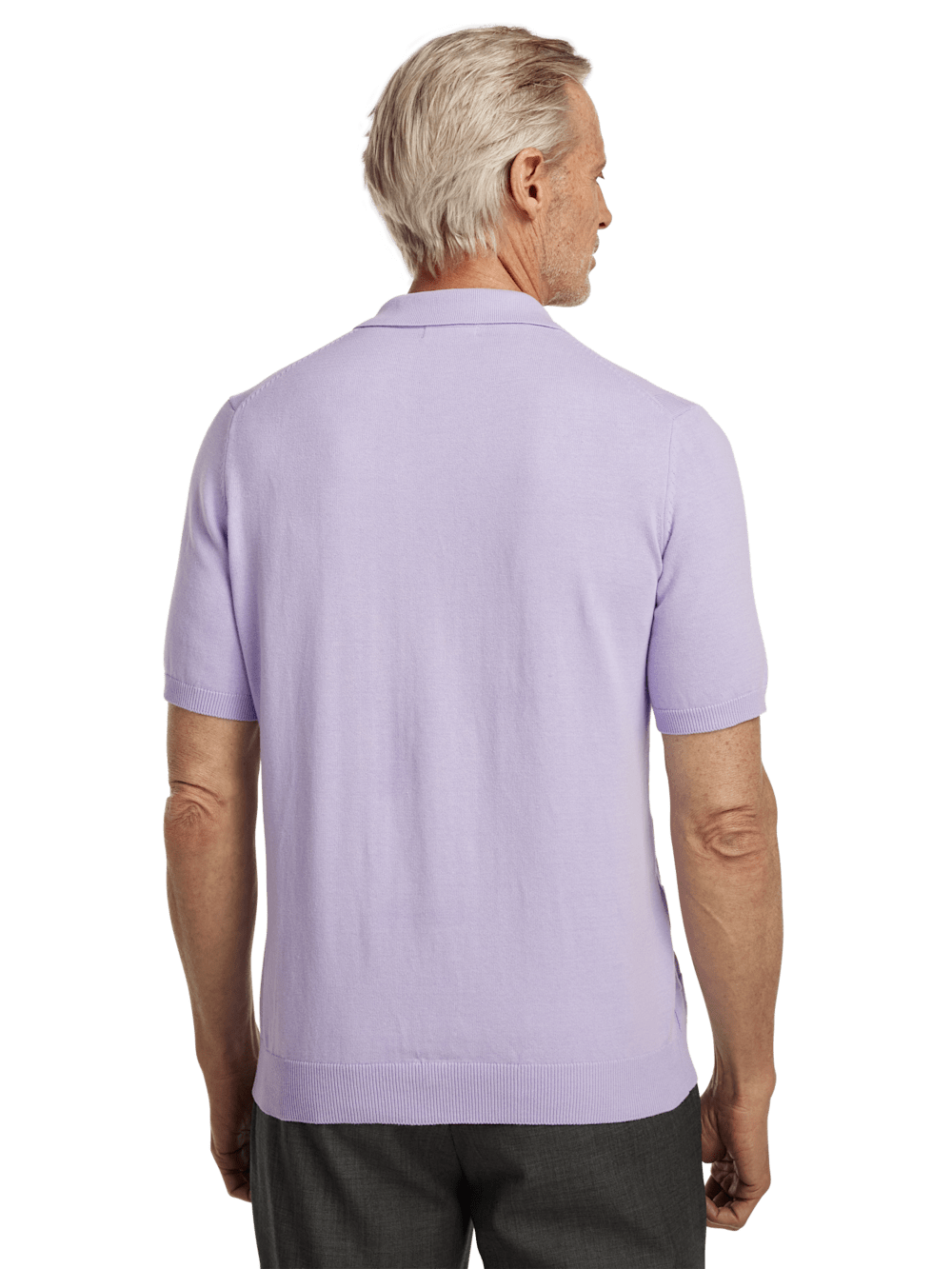 Alternate Image of Cotton Three Button Camp Collar Sweater-4