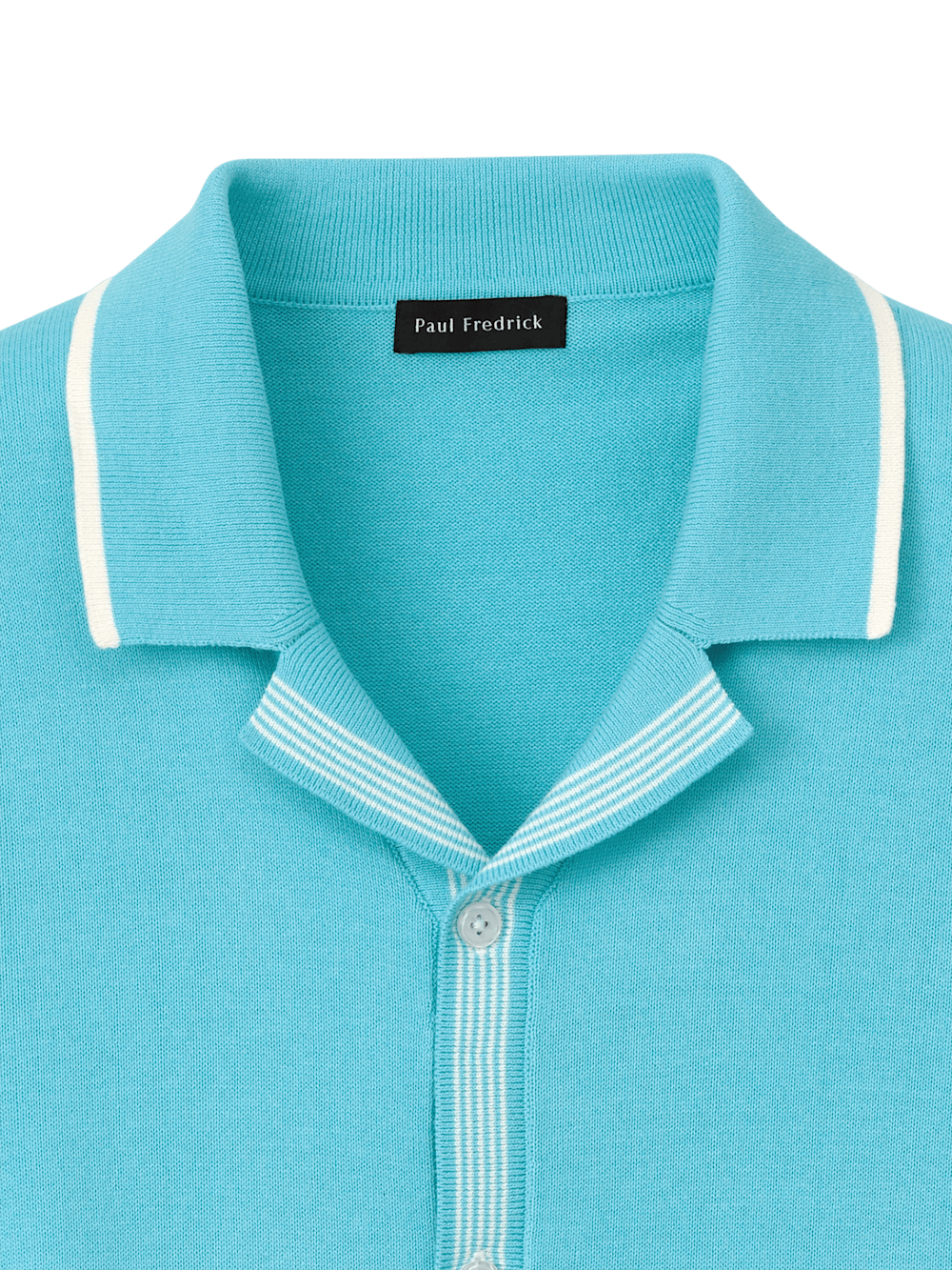 Alternate Image of Cotton Button Front Camp Collar Sweater-5