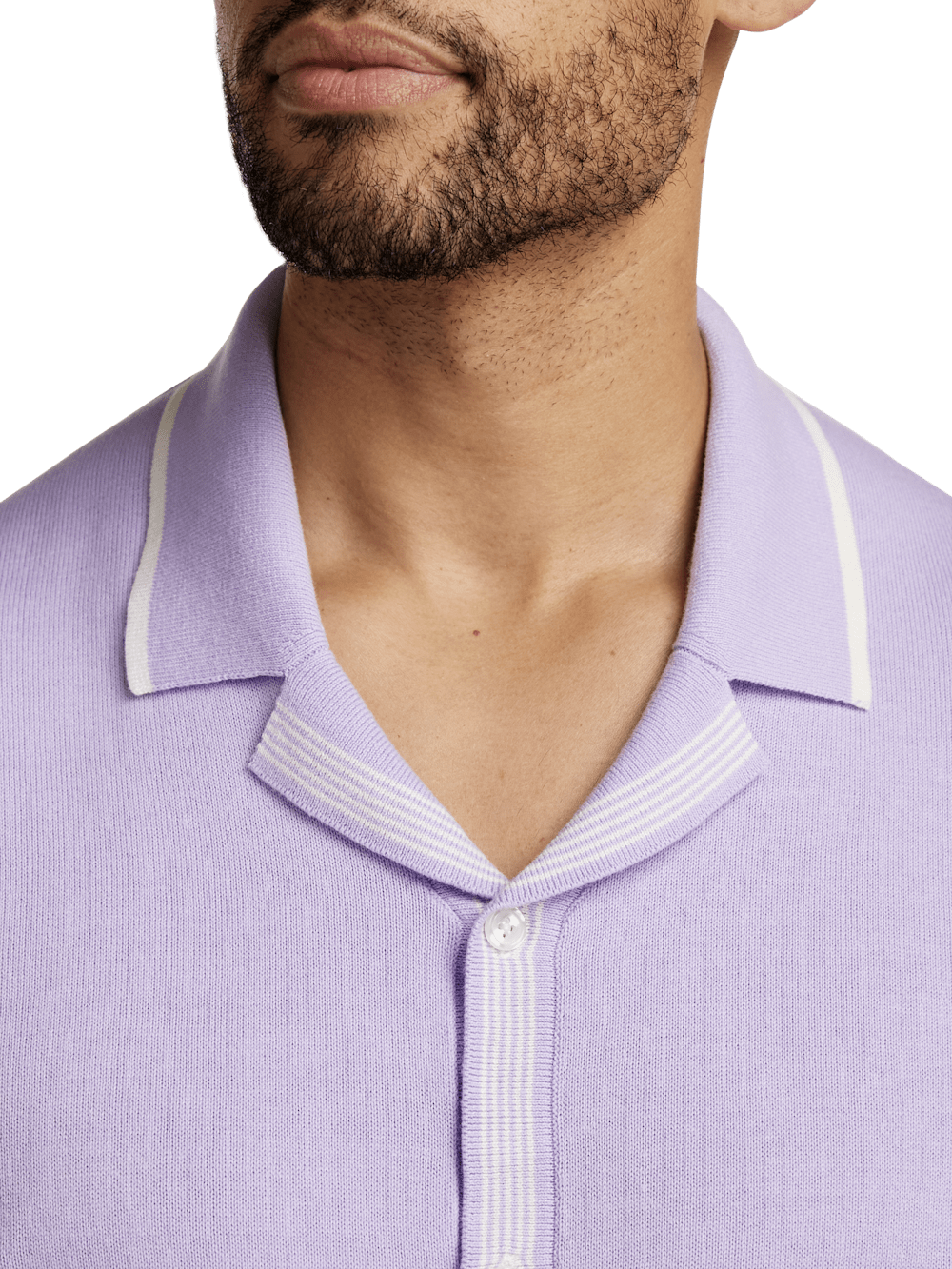 Alternate Image of Cotton Button Front Camp Collar Sweater-2