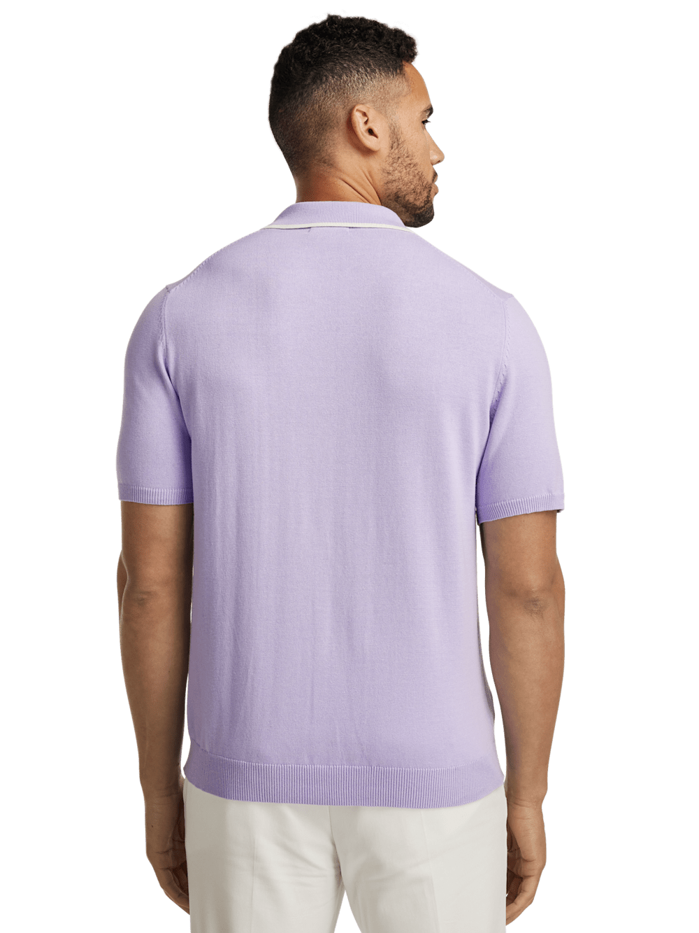 Alternate Image of Cotton Button Front Camp Collar Sweater-4