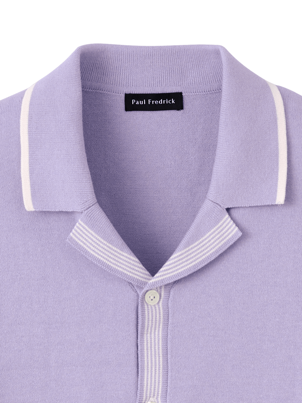 Alternate Image of Cotton Button Front Camp Collar Sweater-5