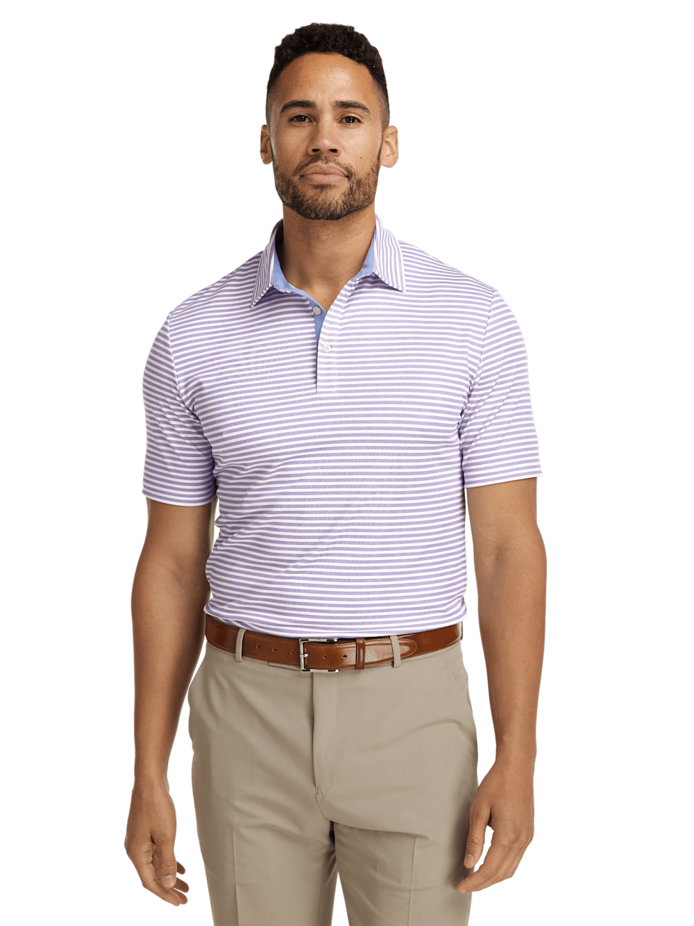 Alternate Image of Performance Blend Three Button Polo-4