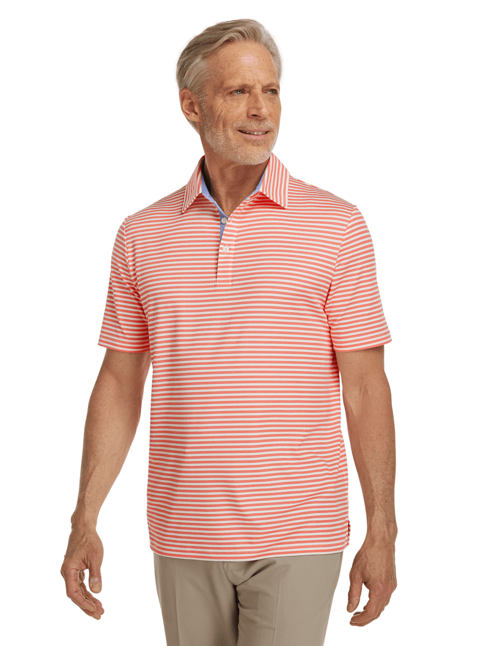 Alternate Image of Performance Blend Three Button Polo-1