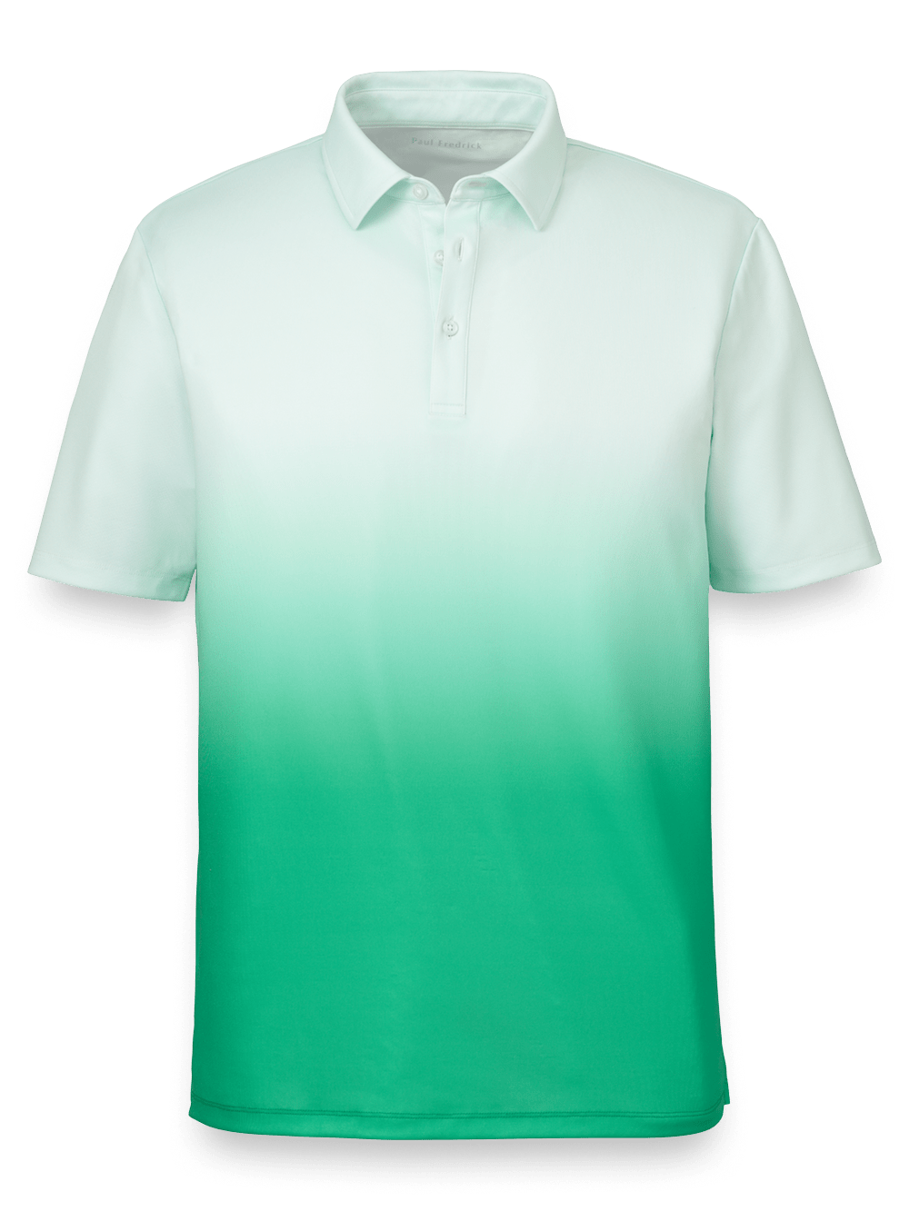 Product Image of Performance Blend Three Button Polo-Green