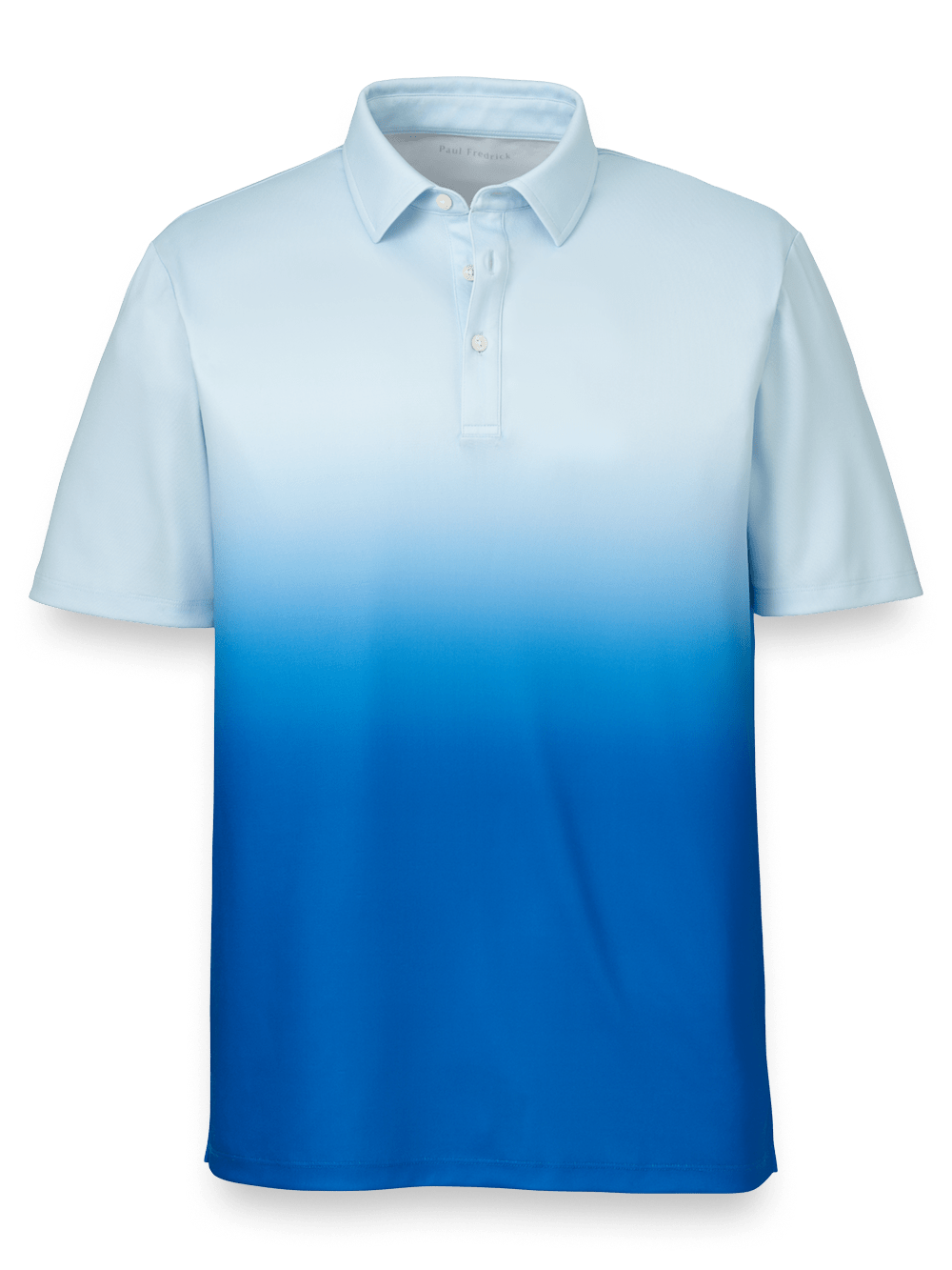Product Image of Performance Blend Three Button Polo-Blue