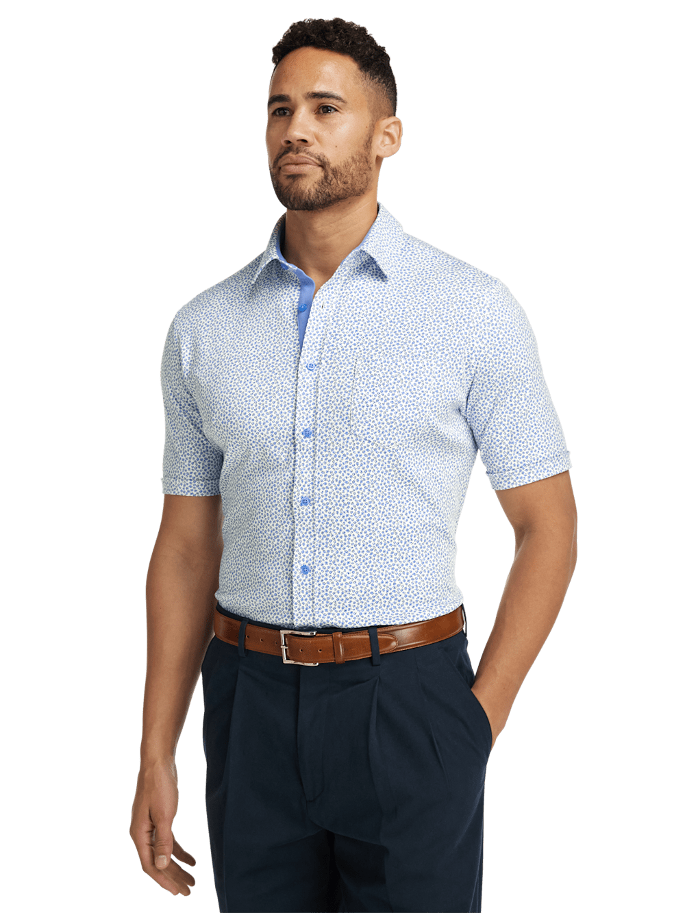 Alternate Image of Cotton Button Front Polo-4
