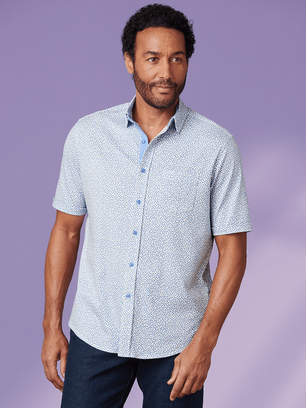 Alternate Image of Cotton Button Front Polo-7