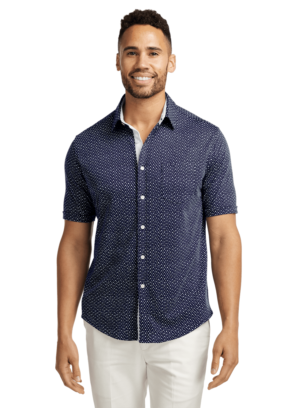 Alternate Image of Cotton Button Front Polo-1