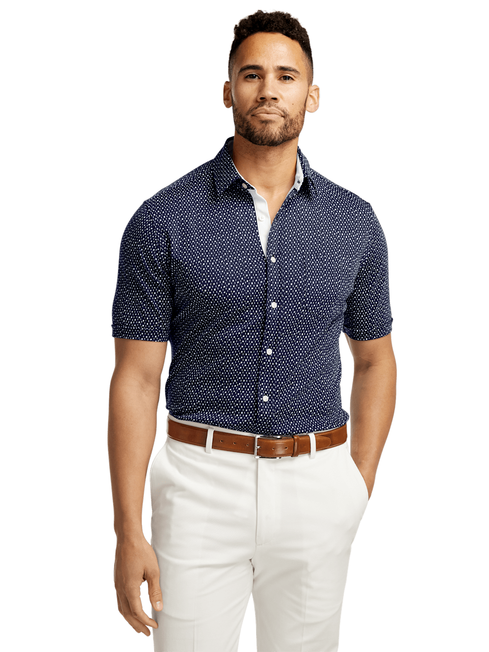 Alternate Image of Cotton Button Front Polo-4