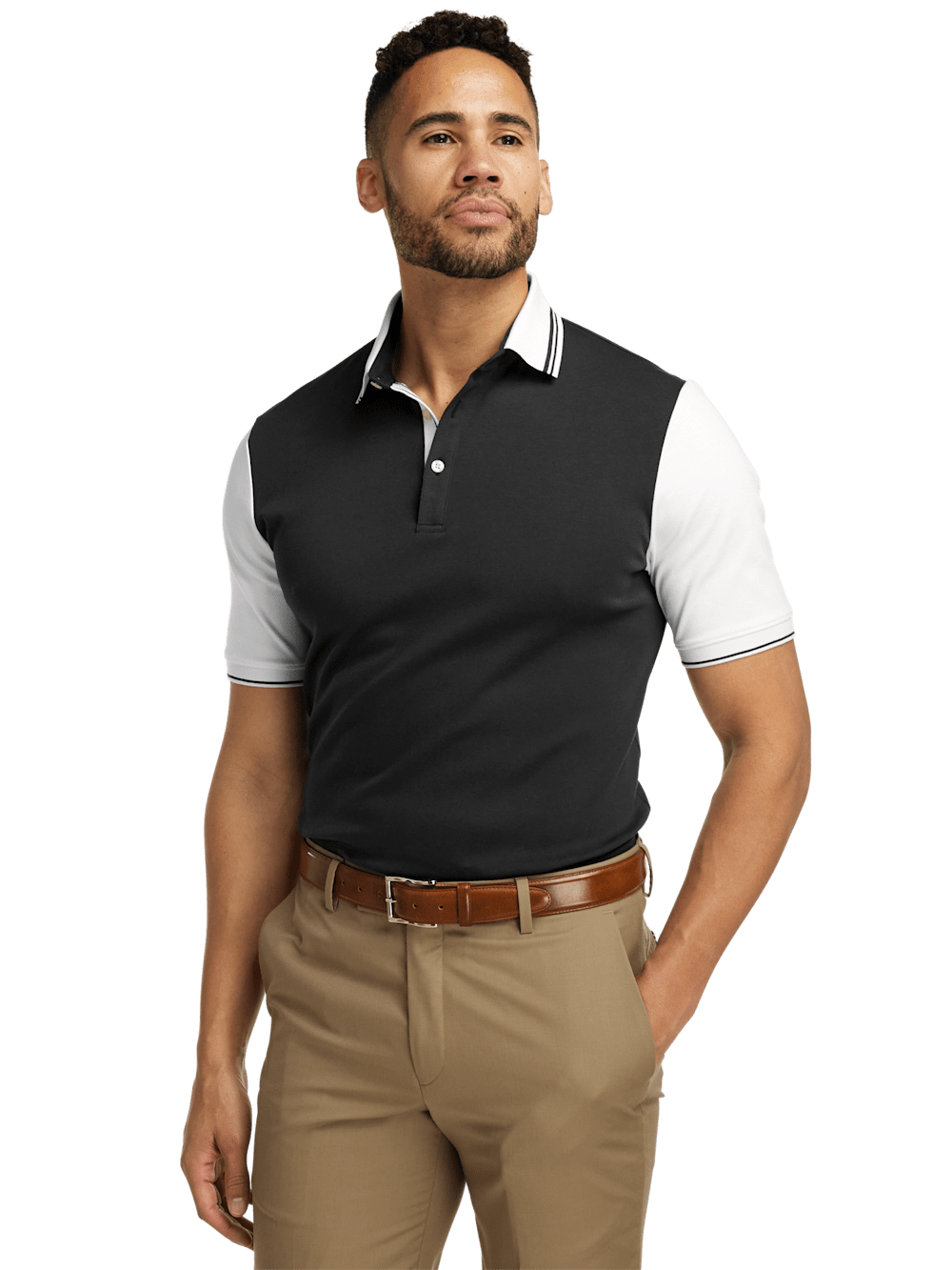 Alternate Image of Cotton Three Button Polo-4