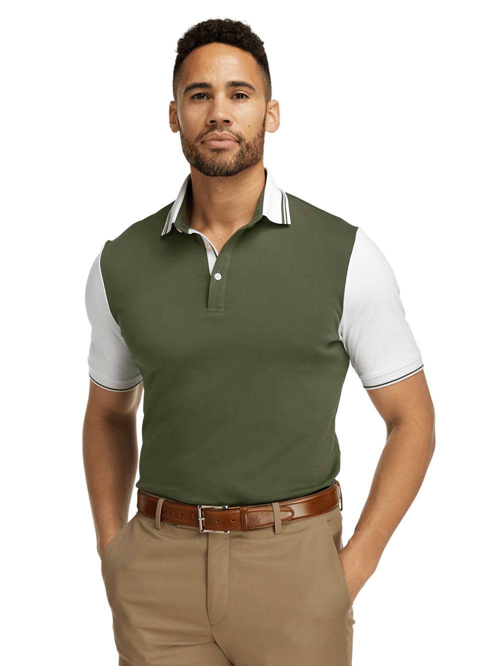 Alternate Image of Cotton Three Button Polo-4