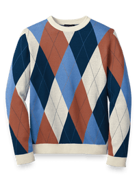 Cotton Crew Neck Sweater - Multi