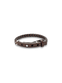 Leather Bracelet - Black/brown
