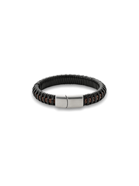 Leather Bracelet - Black/brown