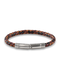 Woven Leather Bracelet - Multi