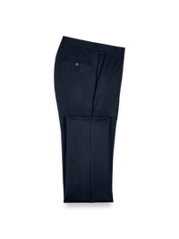 Wool Gabardine Pants - Dark Navy