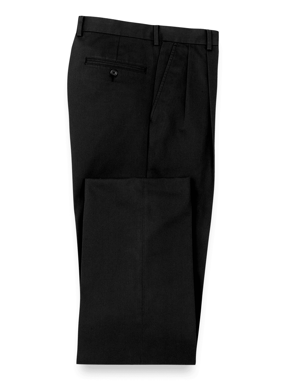 Product Image of Non Iron Chino Pleated Pants-Black