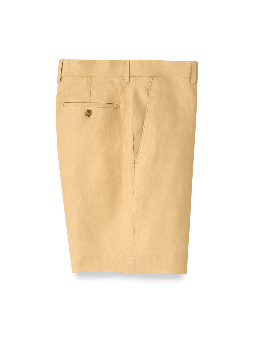 Product Image of Linen Flat Front Shorts-Maze#model_flat front