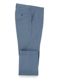 Cotton Stretch Twill Pants - Blue