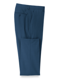 Travel Flat Front Pants - Navy