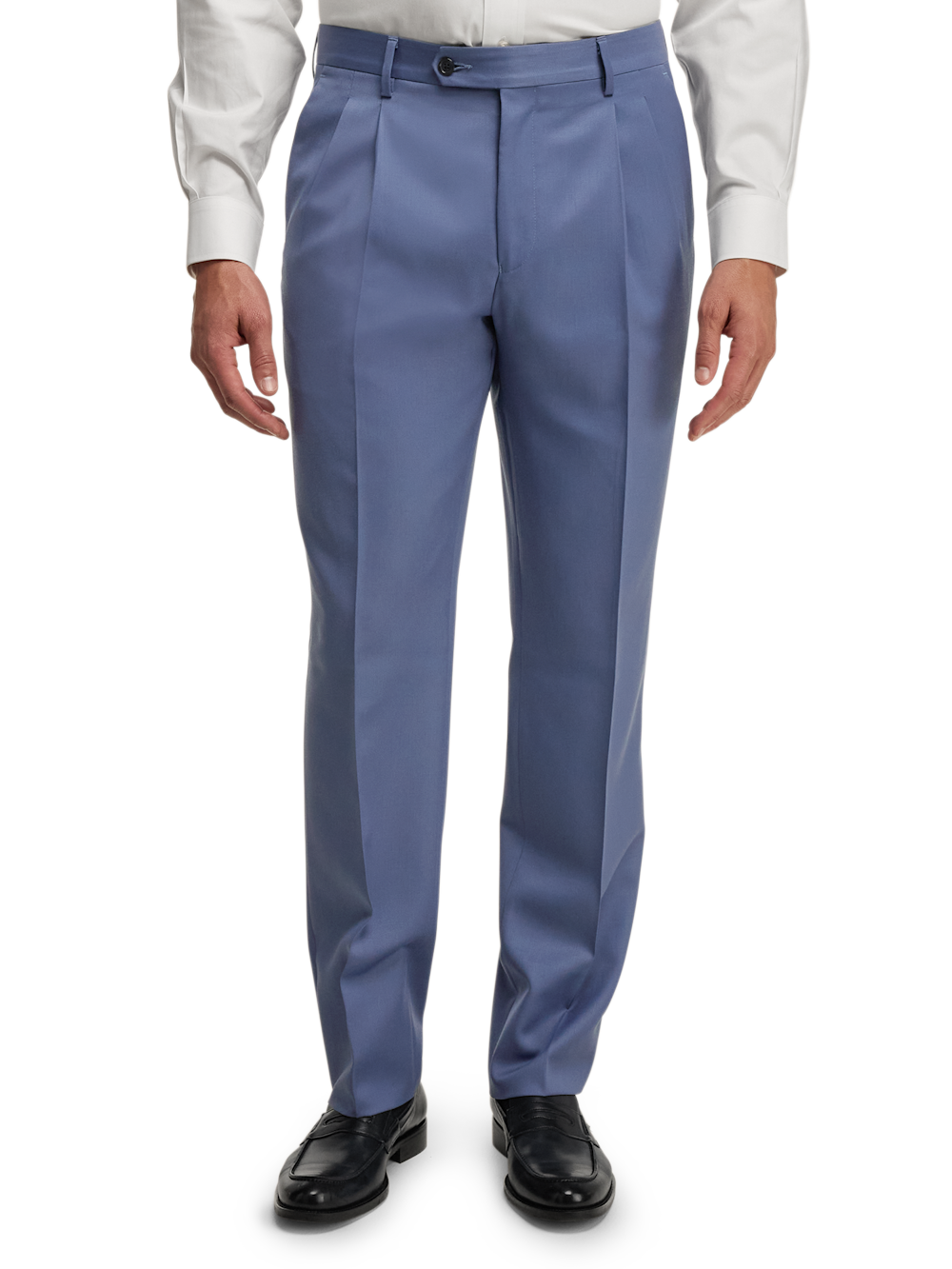 Alternate Image of Wool Gabardine Pants-2#model_pleated front