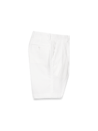 Cotton Seersucker Shorts - White
