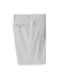 Pincord Pleated Shorts - Grey Stripe
