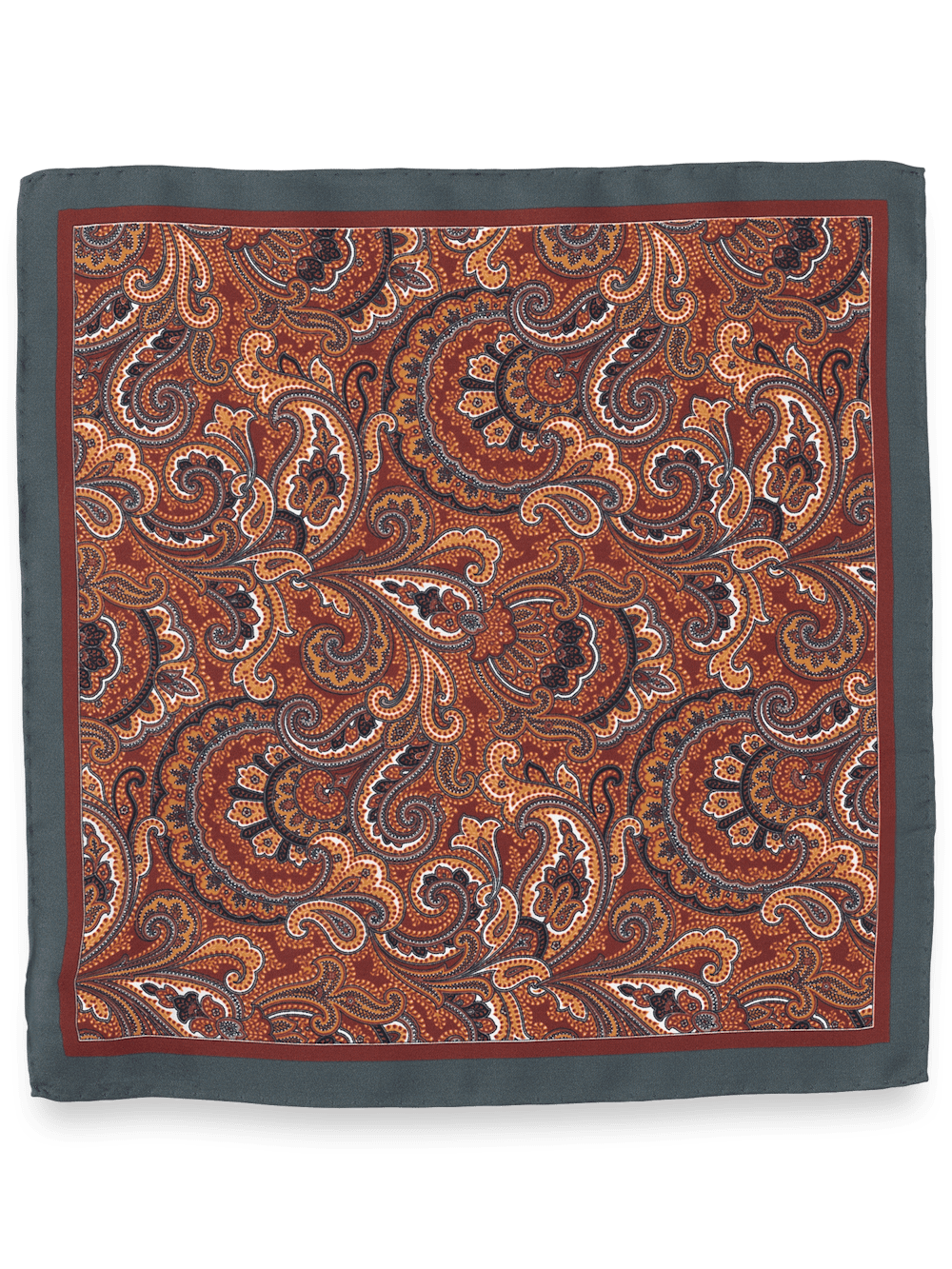 Alternate Image of Paisley Silk Pocket Square-1
