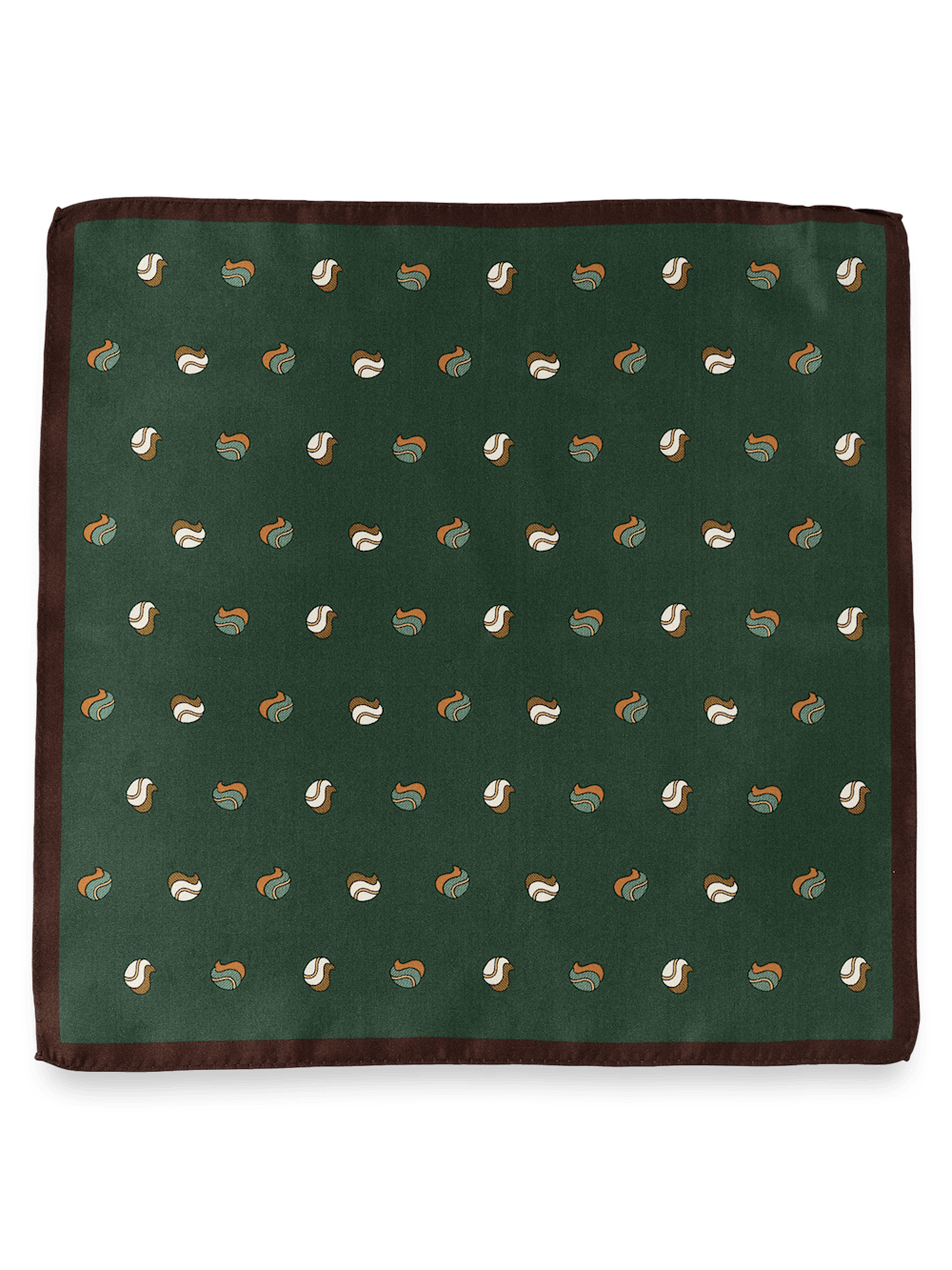 Alternate Image of Geometric Silk Pocket Square-1