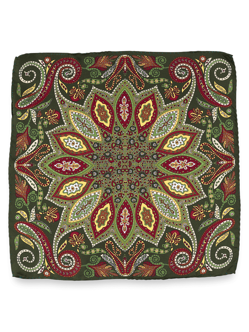 Alternate Image of Paisley Silk Pocket Square-1