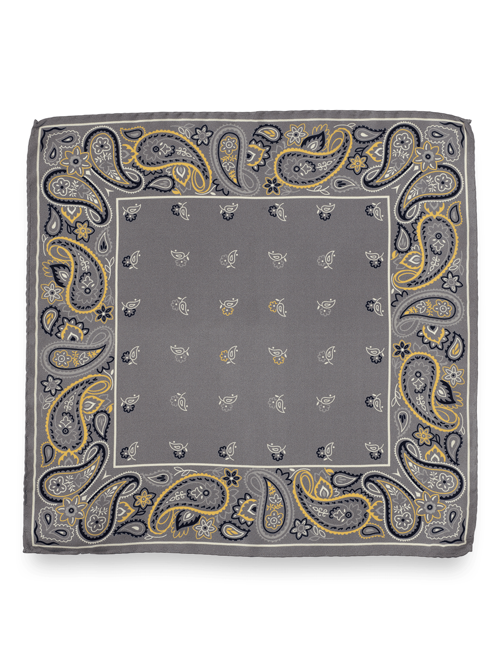 Alternate Image of Paisley Silk Pocket Square-1