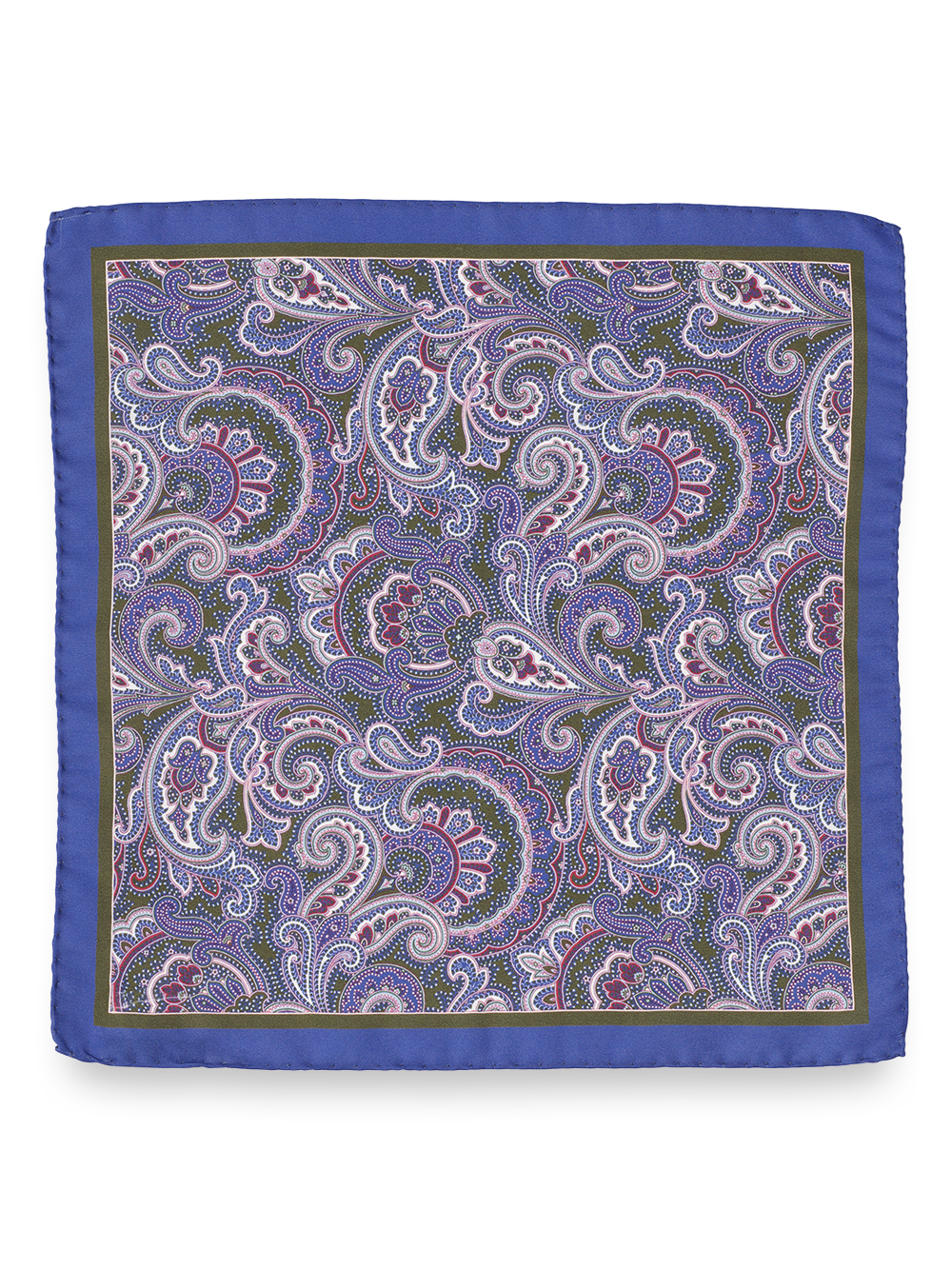 Alternate Image of Paisley Silk Pocket Square-1