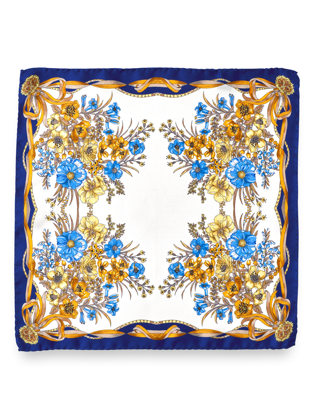 Alternate Image of Floral Silk Pocket Square-1