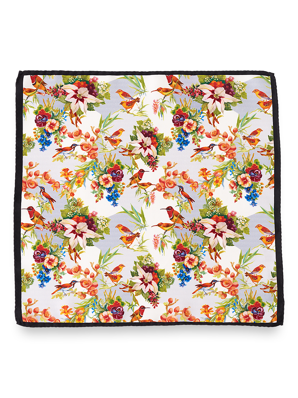 Alternate Image of Floral Silk Pocket Square-1