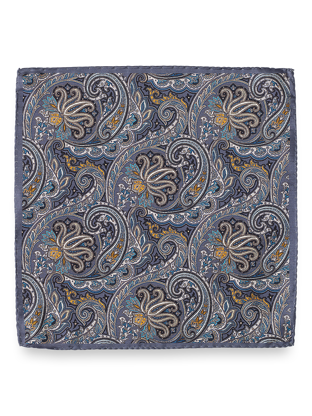 Alternate Image of Paisley Silk Pocket Square-1