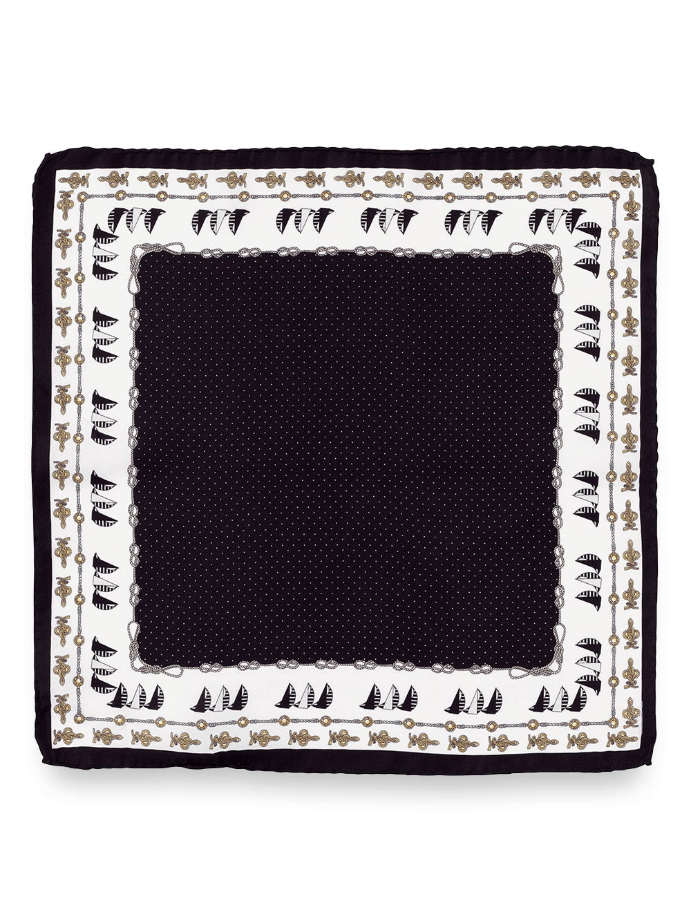 Alternate Image of Sailboat Silk Pocket Square-1