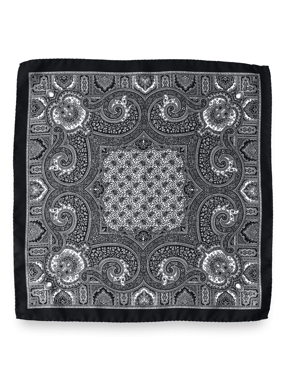 Alternate Image of Paisley Silk Pocket Square-1