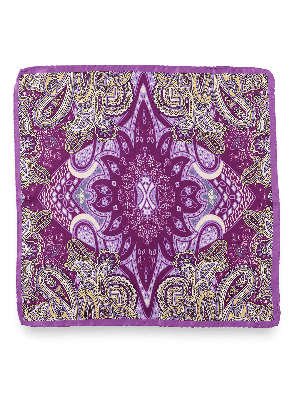 Alternate Image of Paisley Silk Pocket Square-1