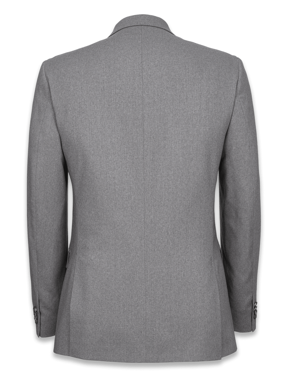 Alternate Image of Tailored Fit Essential Wool Double Breasted Peak Lapel Suit Jacket-3