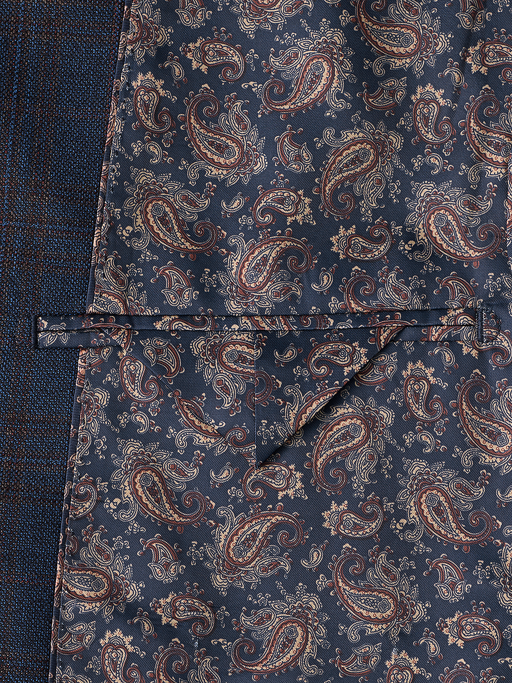 Alternate Image of Wool Plaid Single Breasted Notch Lapel Suit Jacket-1