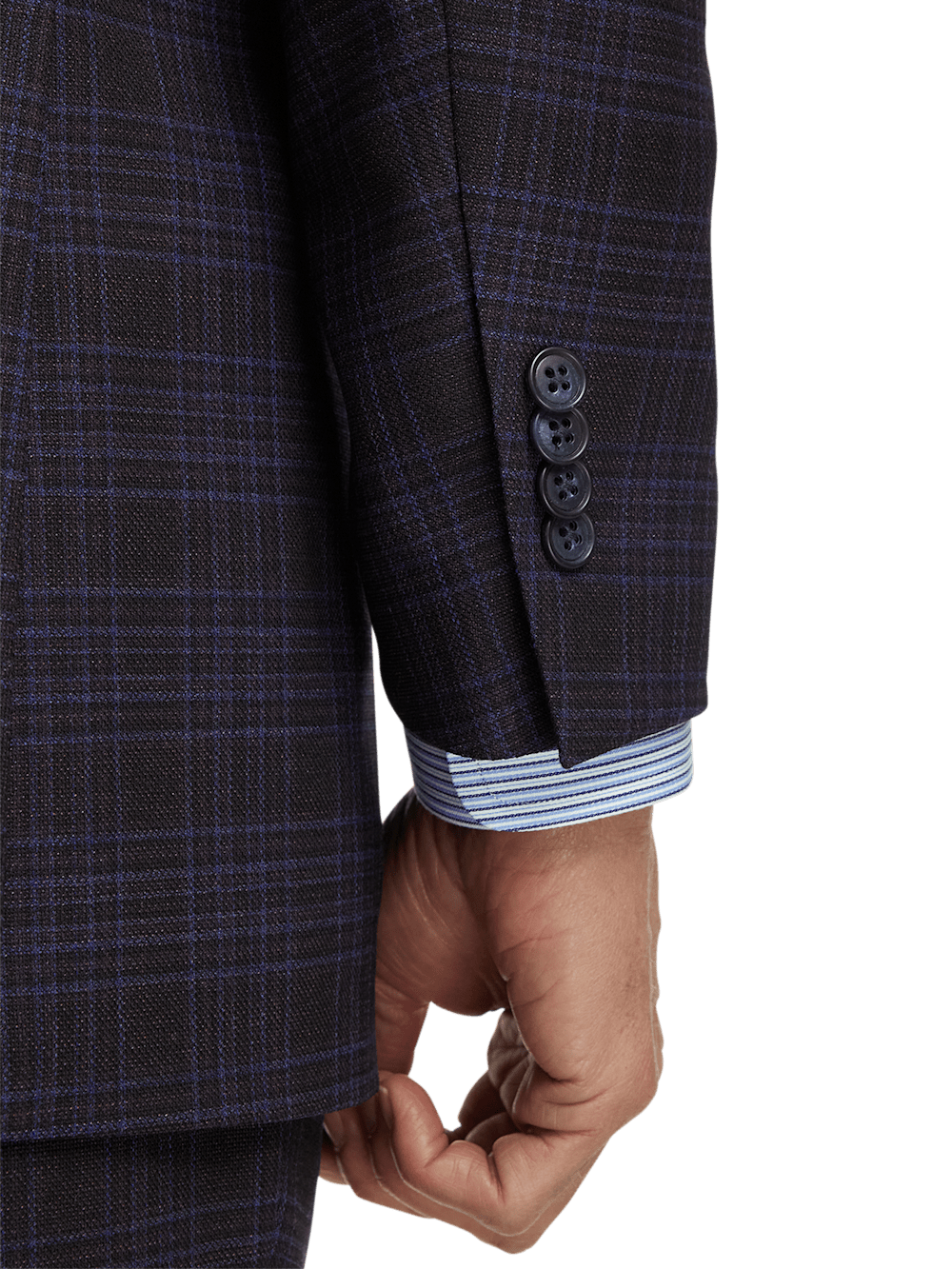 Alternate Image of Wool Stretch Plaid Single Breasted Suit Jacket-2