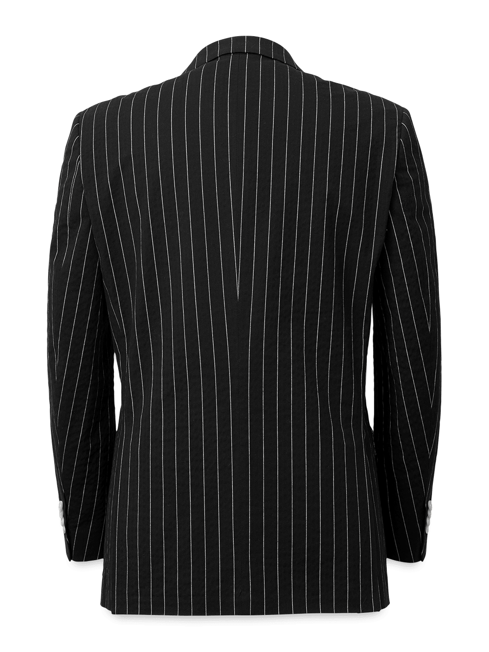 Alternate Image of Cotton Stretch Seersucker Pinstripe Peak Lapel Suit Jacket-4