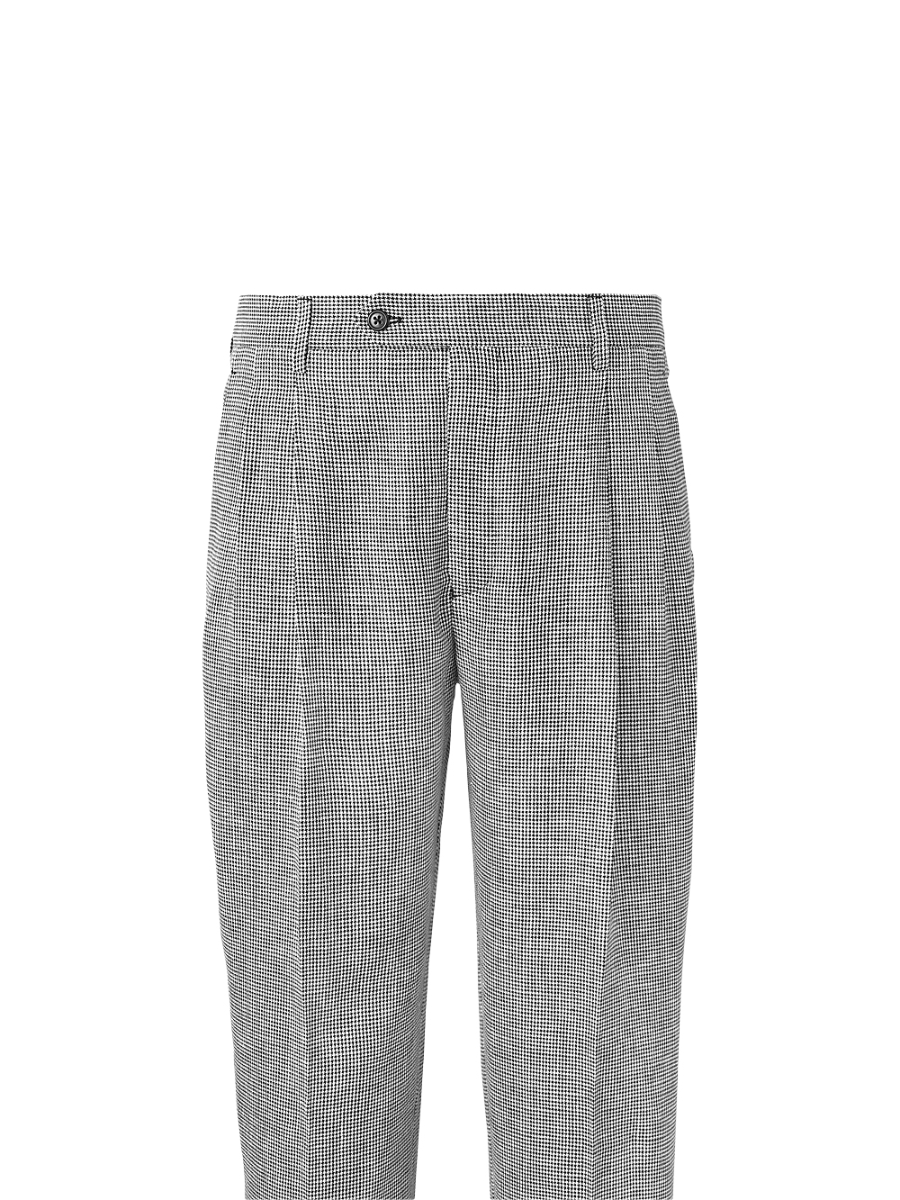 Alternate Image of Linen Houndstooth Pleated Suit Pants-1