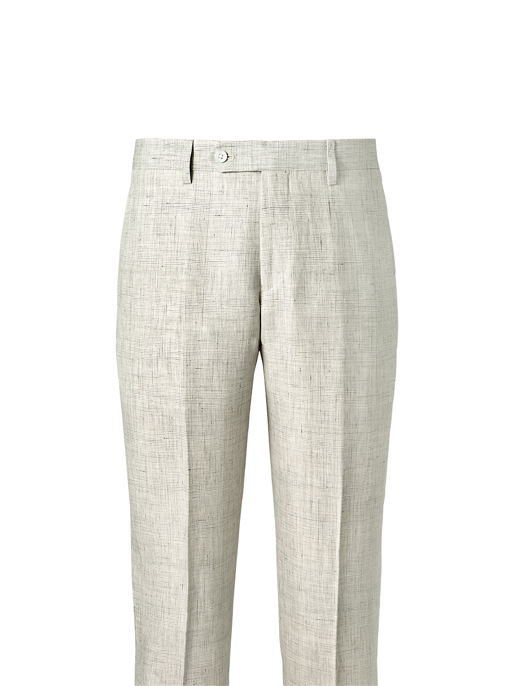 Alternate Image of Linen Plaid Flat Front Suit Pants-1