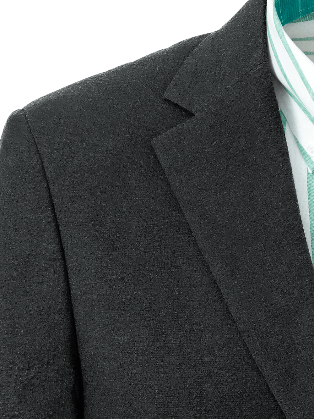 Alternate Image of Cotton Blend Seersucker Single Breasted Notch Lapel Suit Jacket-2