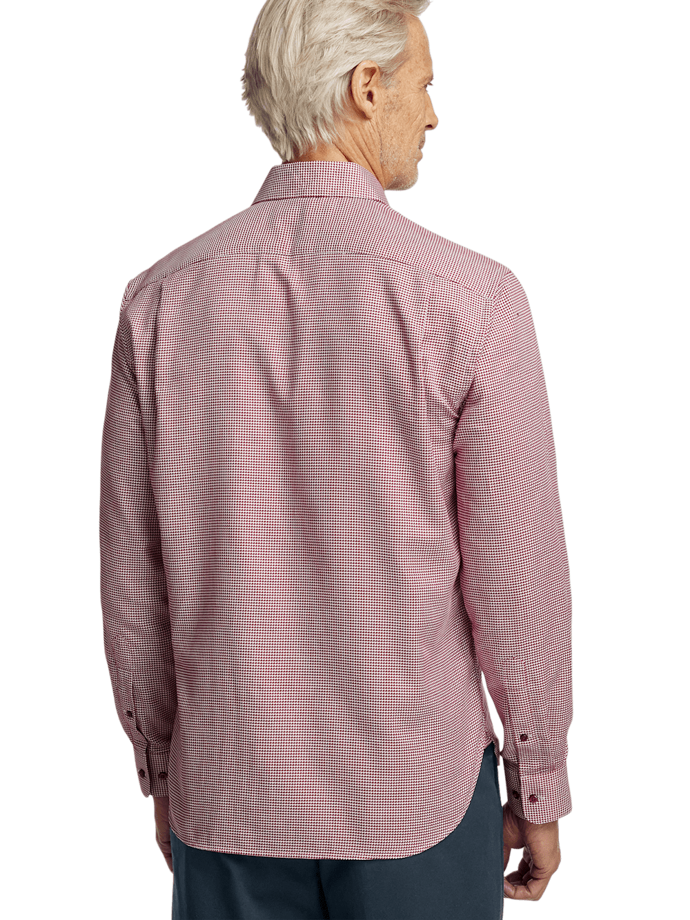 Alternate Image of Cotton Houndstooth Casual Shirt-4