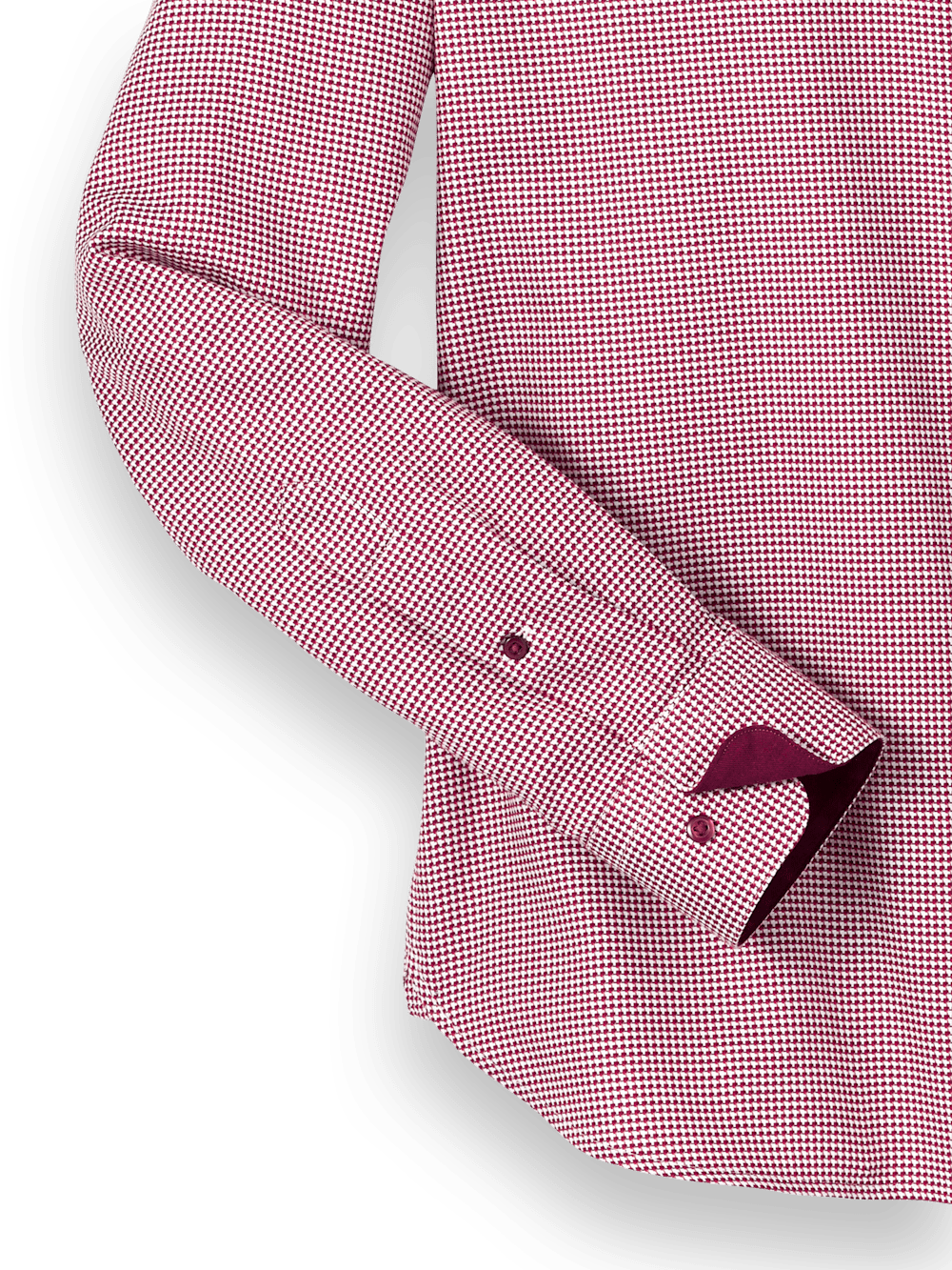 Alternate Image of Cotton Houndstooth Casual Shirt-6