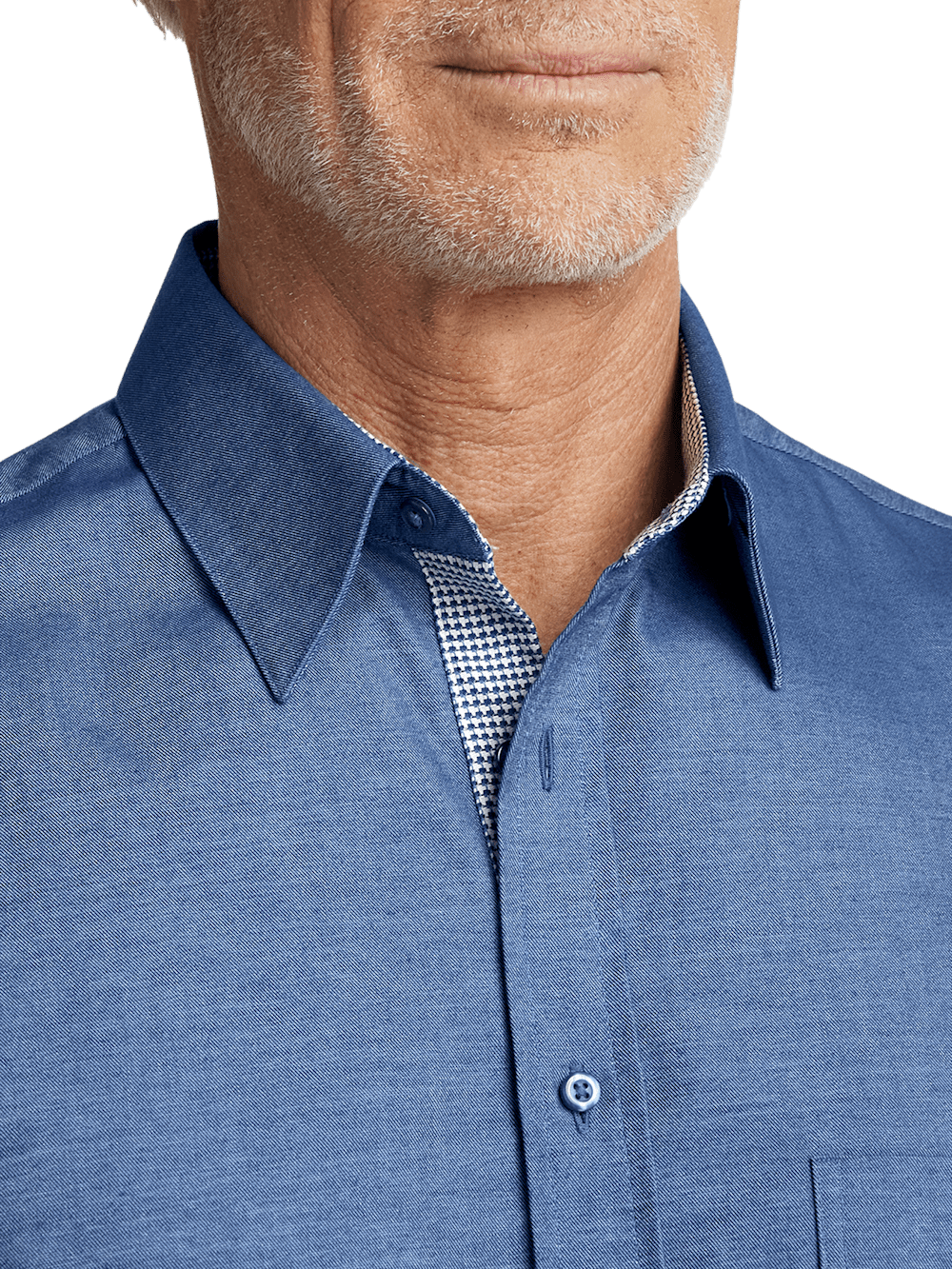 Alternate Image of Cotton Solid Casual Shirt-2