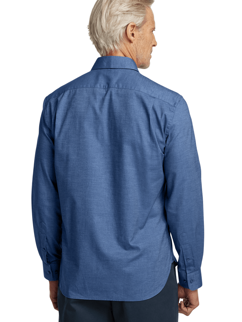 Alternate Image of Cotton Solid Casual Shirt-4